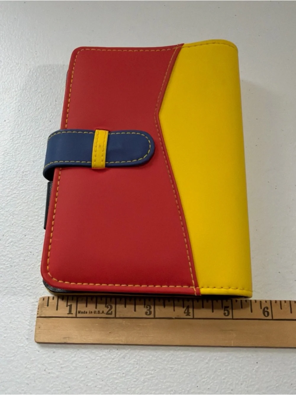 German Day Timer Planner Multi Color Organizer Binder With Id Slot & Pen Holder